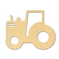 Wooden pc. for art 543 "Tractor" 10х7,8 cm