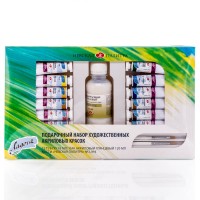 Gift  Acrylic set "Ladoga", 12x18ml tubes, 