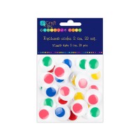 Adhesive Wiggle Eyes 2 Cm - Colour, 20 Pcs