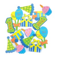 3D Foam Stickers - 12 Pcs