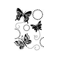 Stencil G cm. 21x29,7 Butterflies