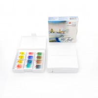 White Nights,12 Pans Set ,Plastic box Water colour