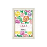 Wooden frame with glass 10х15 Д14КЛ/1374 (milk-white)