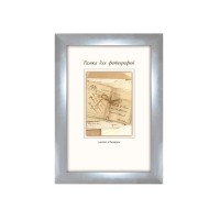 Plastic frame with glass 10х15 1776/604G (silvery)