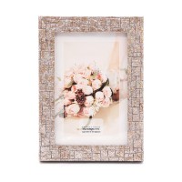 Plastic frame with glass 15х21 3465/04 (grey-brown glitter)
