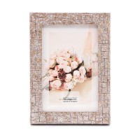 Plastic frame with glass 21х30 3465/04 (grey-brown glitter)