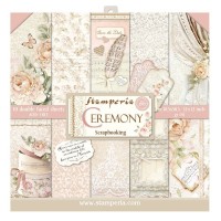 Block 10 sheets 30,5x30,5 (12"x12" Double Face Ceremony