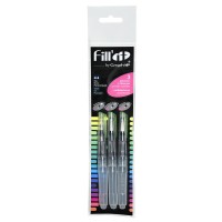 Fill'it - Empty brush with a reservoir - Set of 3 assorted nib