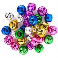 ASSORTED CRAFT BELLS 2,0 CM MIX, 30 PCS