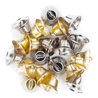 ASSORTED CRAFT BELLS 2,6 CM MIX, 20 PCS