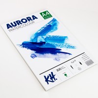 Watercolour Pad Aurora 300gsm A4, 12 Sheets, Rough
