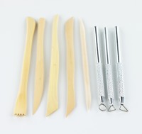 Mini tool set:5 wooden reamer and 3 aluminium stick