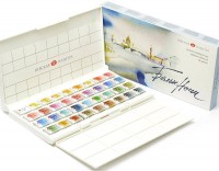 Set of watercolor plastic / palette White Nights 36