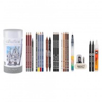 Urban Sketching Set - Sketching and Drawing Set, 24-pcs.