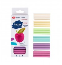 Polymer clay, set "Pastel  Colors", 6 colors 120g 