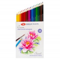 Set Of Aquarel Col-Pencils "Sonet" 18 Pcs