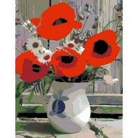 Standard Kit, painting by numbers, „Wildflowers“, 35х45cm,