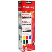 Pebeo Initiation Set Marbling Paint 6 x 20ml
