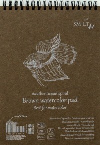 Brown watercolor pads Authentic A5 20sh. 280gsm