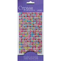 Rhinestones self-adhesive, Assorted, 5mm, 375pcs, ROSA TALENT