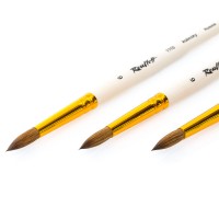 Kolinski sable brushes, round,"Roubloff"