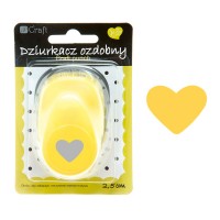 Craft punch 2,5 cm, Heart