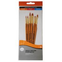 Gold Taklon Sh 6Pc#2