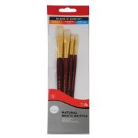 White Bristle Sh 4Pc #1