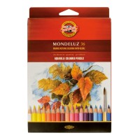 Set Of Aquarel Col-Pencils "Mondeluz" 36 Pcs