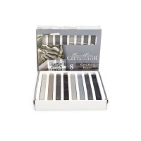 Set Of Art Chalks  Grey 8Pcs,  Cretacolor
