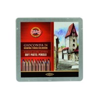 Set Of Dry Chalks Pencils 24Pcs, Koh-I-Noor