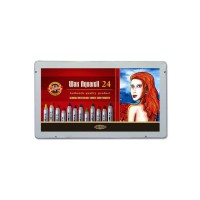 Set of Wax Aquarell Coloured Pencils 24