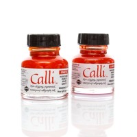 Calligraphy Ink Calli Scarlet 29,5Ml, Daler-Rowney