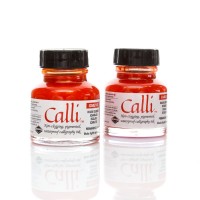 Calligraphy Ink Calli Scarlet 29,5Ml, Daler-Rowney