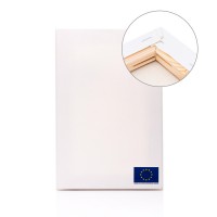 Primed canvas cotton with stretcher, 1,9 x3,8 cm