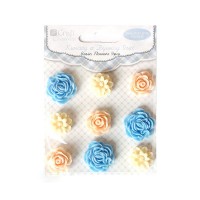 Resin Flowers  9Pcs  Dalprint