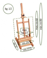 Table easel wooden art.10