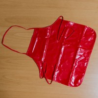 Artists Apron 50X50Cm, Red