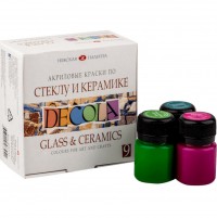 «Decola» Acrylic set for glass and ceramics , 9 x 20ml