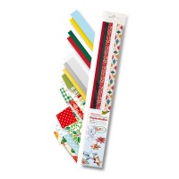 Quilling Strips,168Tk 50Cmx1Cm/1,5Cm/2Cm