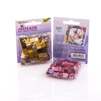 Mosaic GLITTER MIX 10x10mm, 190 pcs