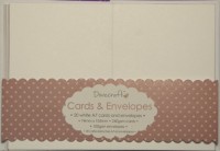 Dovecraft Mini White A7 Cards  Envelopes