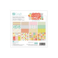 Paper and Cardstock pads 15x15cm, Dalprint, Little Me 32Lh