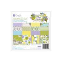 Paper and Cardstock pads 15x15cm, Dalprint, Lilac Garden