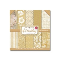 Paper and Cardstock pads 30x30cm, Stamperia, Wedding