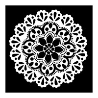 Double Stencil A Cm10X10 Lace