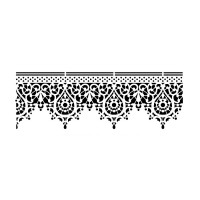 Stencil B Cm38X15 Lace