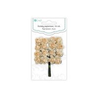 Paper Flowers 2Cm.  16Pcs  Dalprint  Roses -Ancien