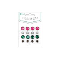 Design Brads 16 Pcs - Boho Chic