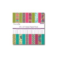 Paper and Cardstock pads 30x30cm, Dovecraft, Crowning Affair